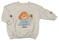 Smetanová oversize mikina s Paddingtonem Next