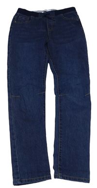 Tmavomodré slim rifle Denim 