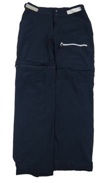 Tmavomodré šusťákové outdoorové kalhoty Neomondo