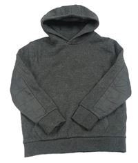 Tmavošedá mikina s logem a kapucí Firetrap