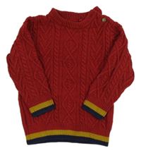 Bordó vlněný svetr Next