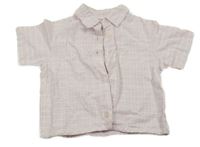 Světlerůžovo-bílo-modrá kostkovaná košile Esprit