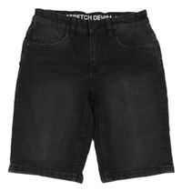 Černošedé riflové slim kraťasy Denim Co.