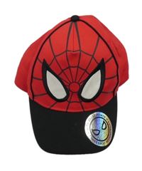 Červeno-černá plátěná kšiltovka se Spider-manem C&A