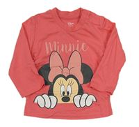 Korálové triko s Minnií Disney