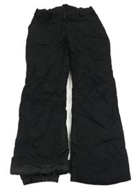 Černé šusťákové oteplovačky H&M