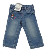 Nové - Modré podšité rifle s houbičkami Papagino 