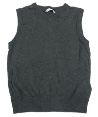 Tmavošedá svetrová vesta M&S