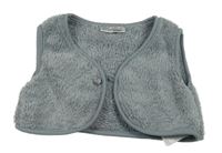 Šedá chlupatá vesta Ergee