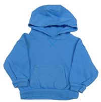 Modrá oversize mikina s kapucí Primark