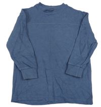 Modrošedá žebrovaná mikina F&F