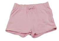 Světlerůžové teplákové kraťasy Lupilu 