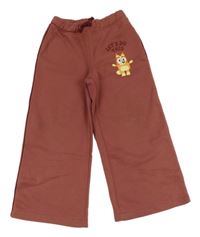 Nové - Růžové wide leg tepláky s Bluey H&M