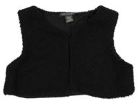 Černé huňaté podšité bolérko PRIMARK