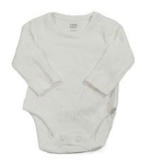 Bílé žebrované body F&F