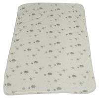 Bílá plyšová deka s obláčky PRIMARK