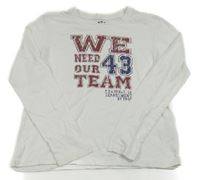 Bílé triko s nápisy Pepperts!