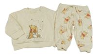 2Set - Smetanová mikina s Pú + tepláky Disney