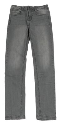Šedé slim fit rifle beatwear