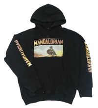 Černá mikina s Mandalorian a kapucí H&M