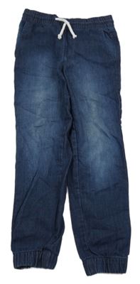 Tmavomodré jogger cuff rifle H&M