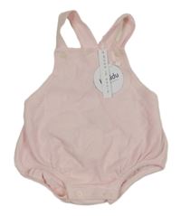 Nové - Světlerůžové laclové kraťasy s volánky Babidu