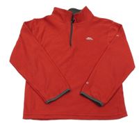 Červená fleecová funkční mikina Trespass