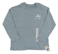 Nové - Modré triko s nápisem Dunnes