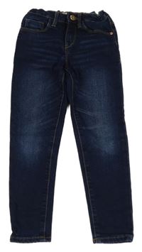 Tmavomodré skinny rifle Zara