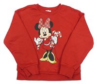 Červená mikina s Minnie Disney