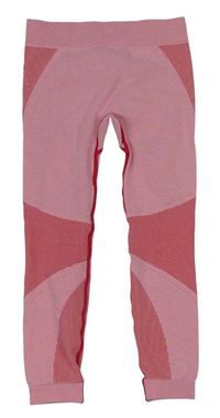 Růžovo-červené spodní funkční kalhoty Crivit
