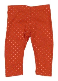 Červené puntíkaté legíny Disney