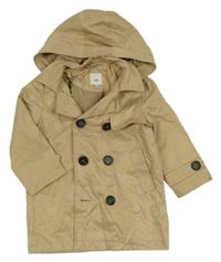 Béžový lehký jarní kabát s kapucí River Island