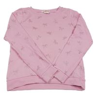 Světlerůžová mikina s jednorožci H&M