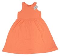 Nové - neonové oranžové šaty Primark