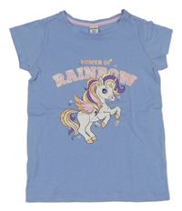 Světlemodré tričko s jednorožcem Dopodopo