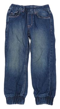 Tmavomodré loose rifle H&M