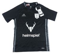 Černo-šedé tričko Adidas