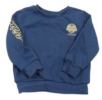 Tmavomodrá mikina s logem zn. Adidas