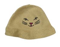 Béžový klobouček s čumákem X-mail