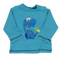 Světlemodré triko s dinem Topomini