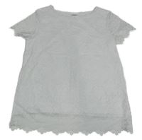 Bílé krajkové tričko 