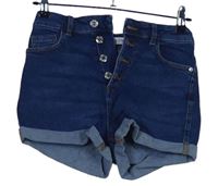 Tmavomodré riflové kraťasy Denim 