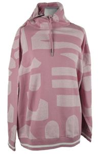 Nové - Dámský růžový vzorovaný svetr se stojáčkem Gina Benotti 