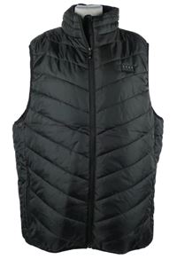 Pánská černá šusťáková vyhřívaná vesta 