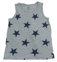 Šedé tílko s hvězdičkami H&M
