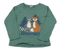 Khaki triko s obrázkem Dopodopo