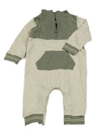 Béžovo-khaki tepláková kombinéza Mamas&Papas