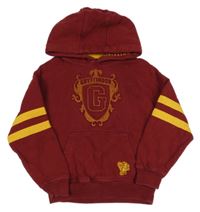 Vínovo-žlutá mikina Harry Potter s kapucí M&S