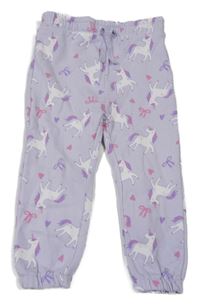 Lila tepláky s jednorožci Primark